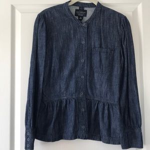 Lucky Brand Denim Top. Size 6